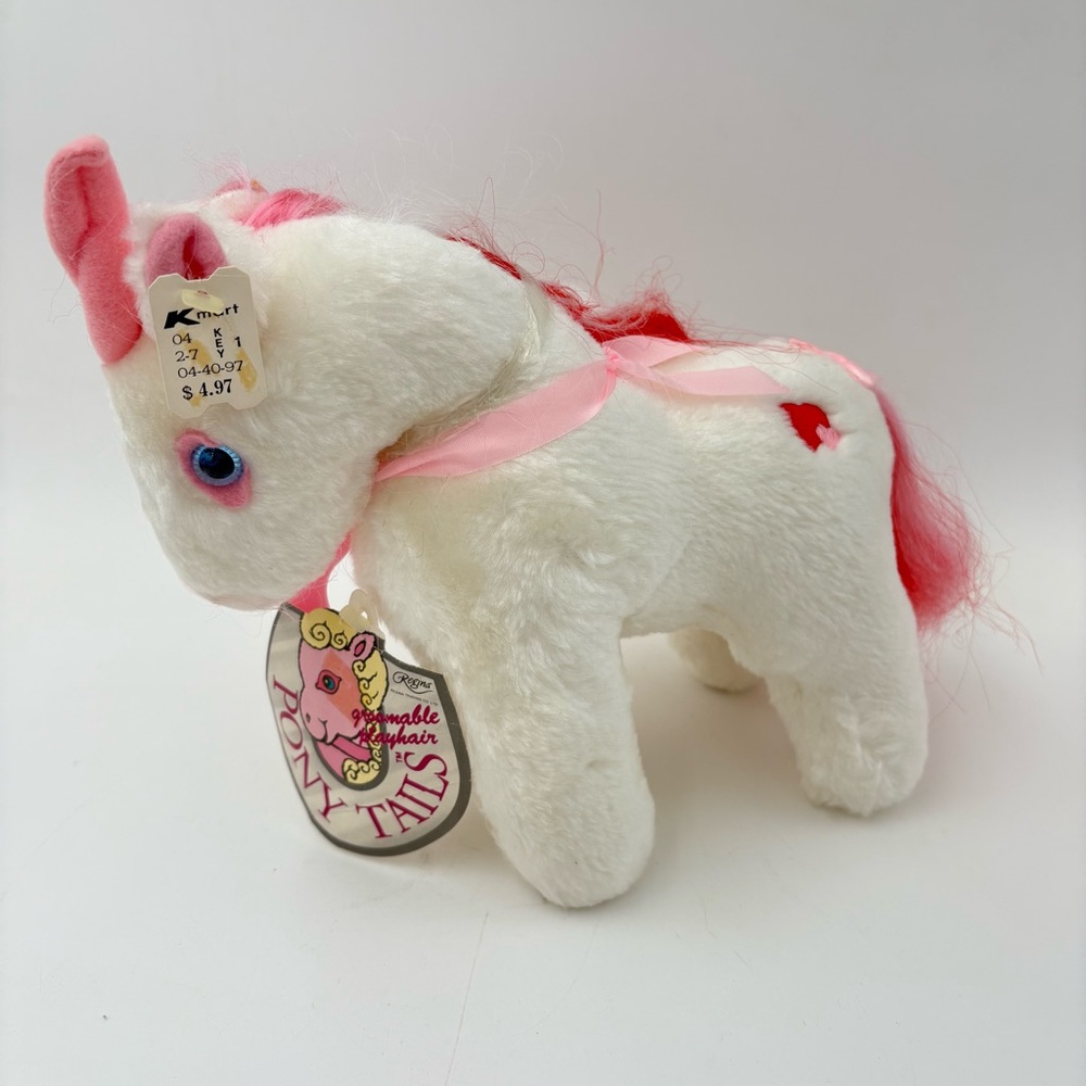 Vintage Pony Tails Plush My Little Pony KO Brand New With Tag